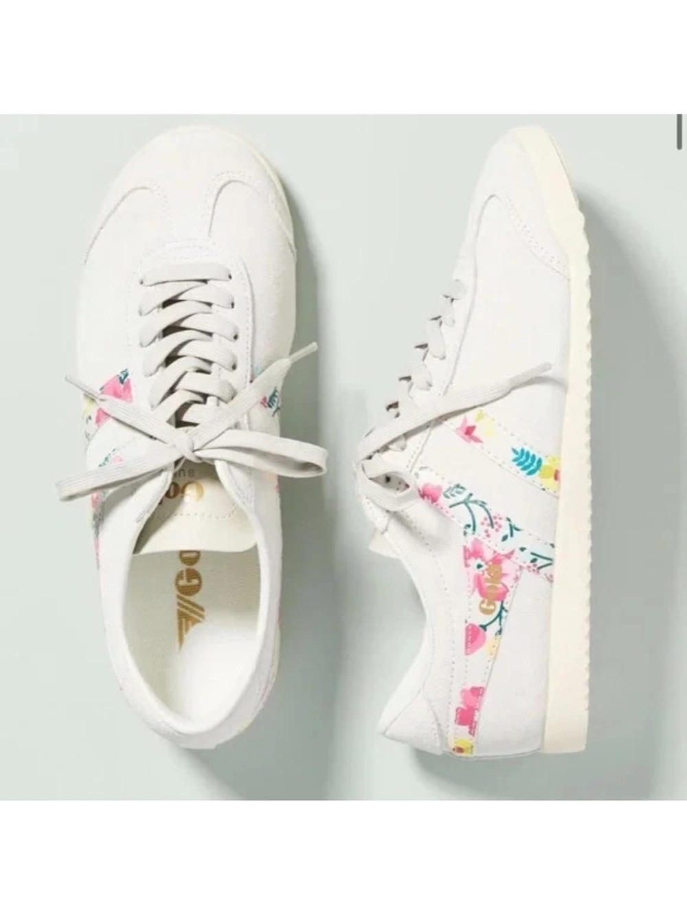 Floral Accent Casual Sneakers gola Anthropologie bullet shoes 9